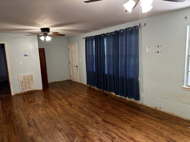 Hardwood through the main level