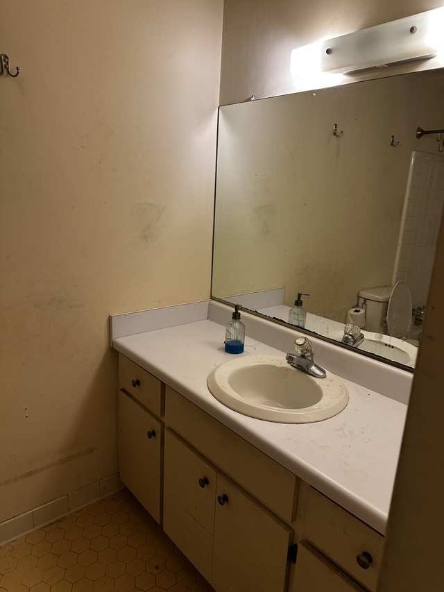 Vanity and mirror