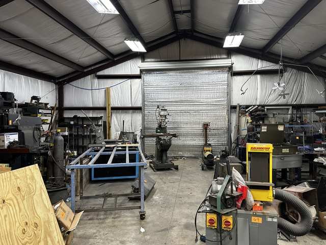 Machine area, currently a gunsmithing shop